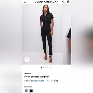 Good American Black Jumpsuit